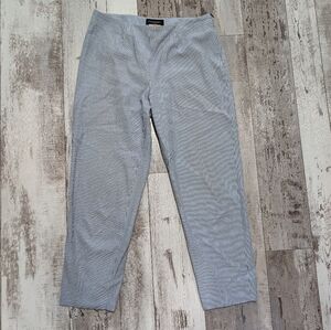 Piazza Sempione - Blue & White Mini Hounds Tooth Print Pants Sz 44/12